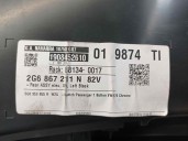 Recambio de guarnecido puerta trasera izquierda para volkswagen polo beats referencia OEM IAM 2G6867211N  