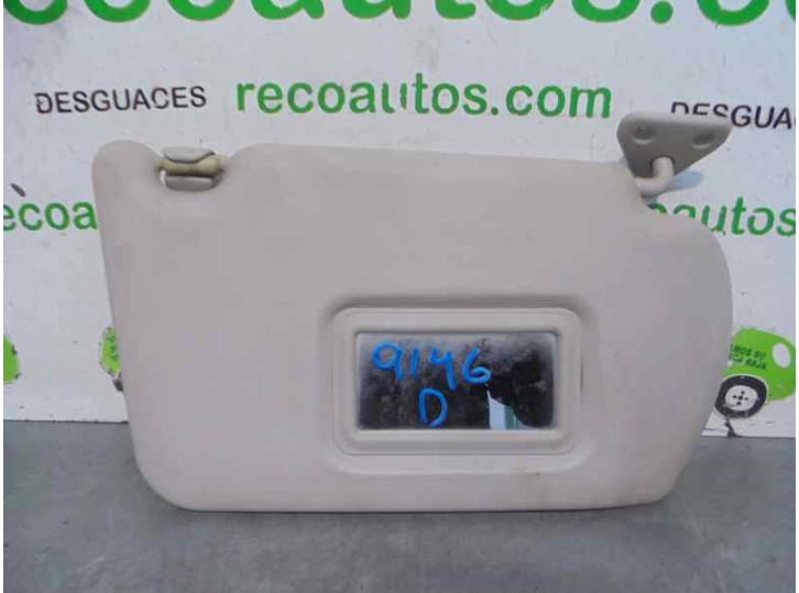 Recambio de parasol derecho para nissan almera (n16/e) 2.2 16v turbodiesel cat referencia OEM IAM 