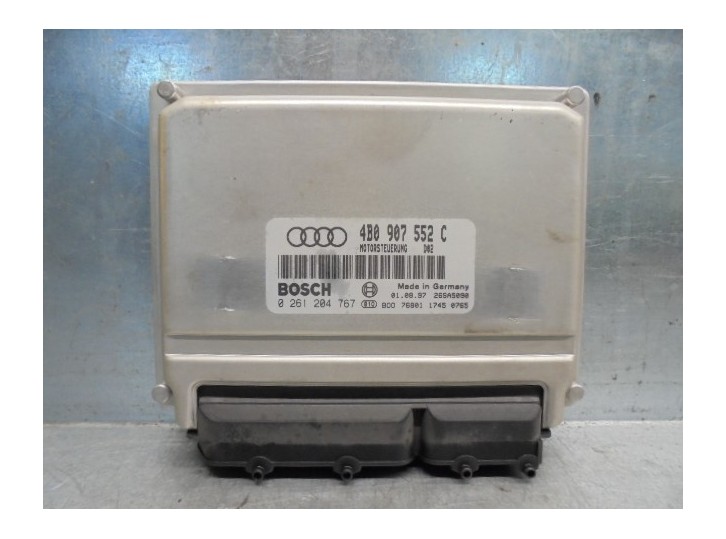 Recambio de centralita motor uce para audi a4 berlina (b5) 2.4 v6 30v referencia OEM IAM 4B0907552C 0261204767 BOSCH