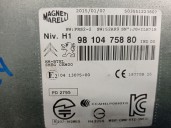 Replacement GPS navigation system for Peugeot 308 II (LB_, LP_, LW_, LH_, L3_) 1.6 HDi / BlueHDi 115 OEM IAM reference 981047