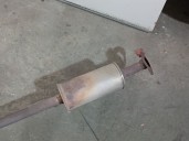 Recambio de tubo escape trasero para ford fiesta vi (cb1, ccn) 1.25 referencia OEM IAM 9V215K244LA 1907949 