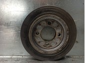 Replacement crankshaft pulley for Citroën AX 1.4 diesel (K9A) OEM IAM reference 9600356680 