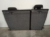 Recambio de asientos traseros para bmw serie 3 coupe (e92) 2.0 16v cat referencia OEM IAM 4333937 TELA NEGRA Y GRIS 2 PUERTAS