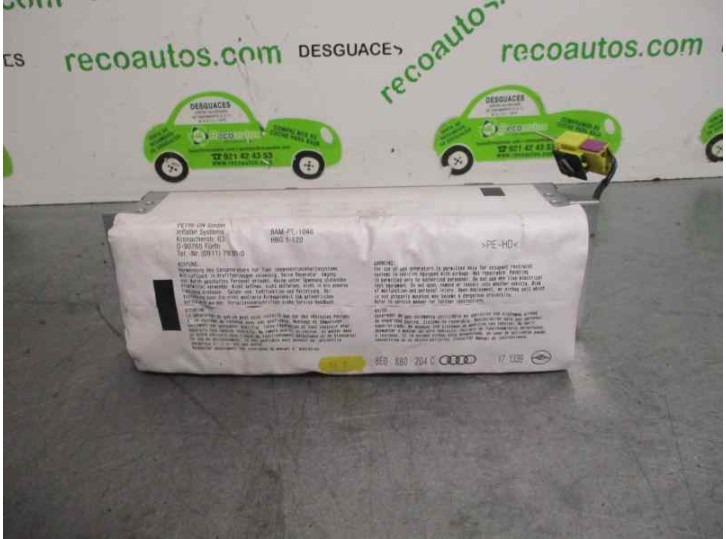 Recambio de airbag delantero derecho para audi a4 berlina (8e) 2.0 20v cat (alt) referencia OEM IAM 8E0880204C 171339 