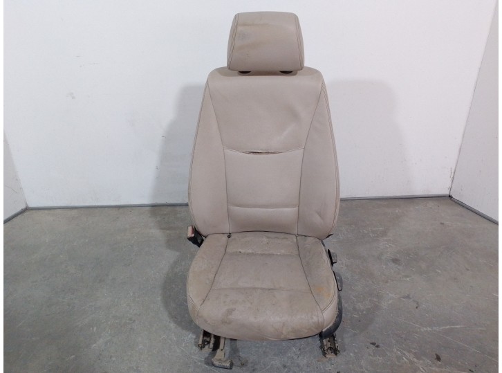 Recambio de asiento delantero izquierdo para bmw x3 (f25) 2.0 referencia OEM IAM 4822878 CUERO MARRON CLARO 5 PUERTAS