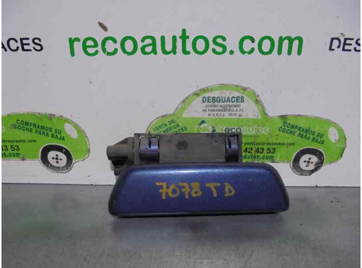 Replacement rear right exterior door handle for Citroën ZX Break 1.9 diesel OEM IAM reference 