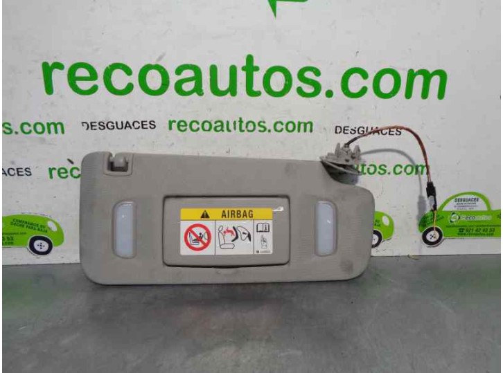 Recambio de parasol derecho para opel mokka x 1.6 cdti dpf referencia OEM IAM 42424583 