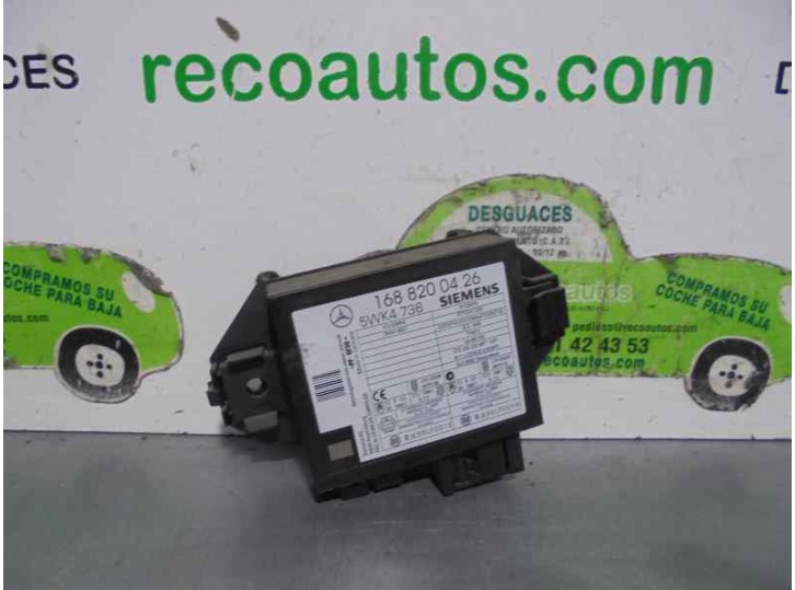 Recambio de centralita inmovilizador para mercedes-benz clase a (w168) 1.6 cat referencia OEM IAM 1688200426  