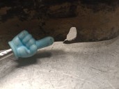 Recambio de aletin delantero izquierdo para land rover defender (ld) 2.5 tdi referencia OEM IAM MRC9377 MRC9377 