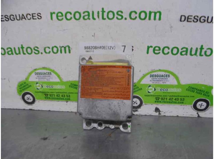 Recambio de centralita airbag para nissan x-trail (t30) 2.2 dci diesel cat referencia OEM IAM 988208H40E  
