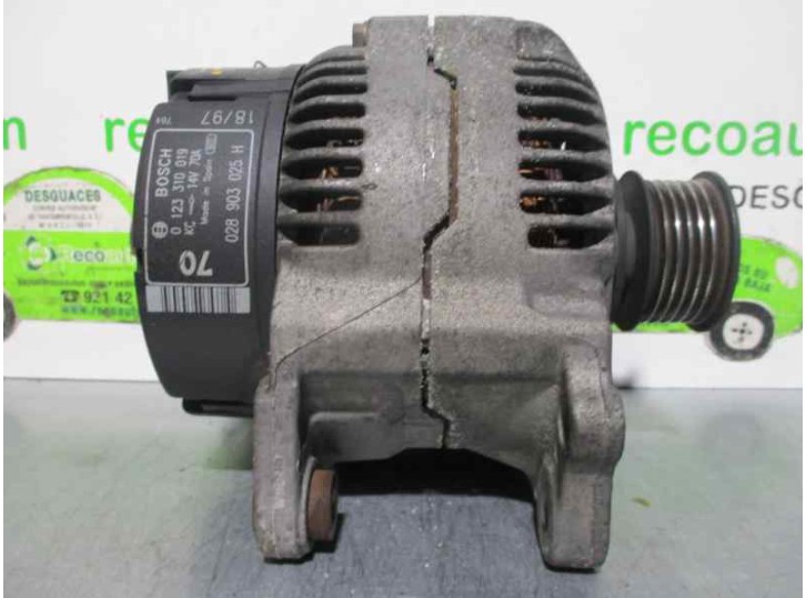 Recambio de alternador para seat arosa (6h1) 1.0 referencia OEM IAM 028903025H 0123310019 BOSCH