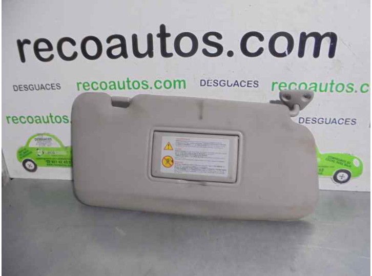 Recambio de parasol derecho para nissan x-trail (t30) 2.2 dci diesel cat referencia OEM IAM 
