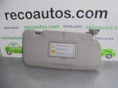 Recambio de parasol derecho para nissan x-trail (t30) 2.2 dci diesel cat referencia OEM IAM 