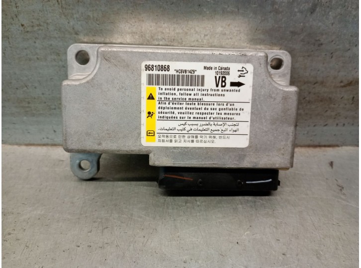 Recambio de centralita airbag para chevrolet captiva (c100, c140) 2.0 d 4wd referencia OEM IAM 96810868 96810868 