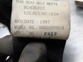 Rear right seatbelt replacement part for Mazda MX-3 (EC) 1.6 16V cat OEM IAM reference NSB039YR018 3 DOORS