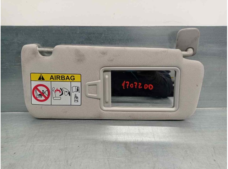 Recambio de parasol derecho para kia optima 1.7 crdi cat referencia OEM IAM 85202D4050BGA 85201D4030BGA 
