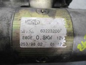 Recambio de motor arranque para lancia lancia y 1.1 cat referencia OEM IAM 63223200 E80E MAGNETI MARELLI
