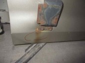 Recambio de porton trasero para opel monterey 3.1 turbodiesel referencia OEM IAM IZQUIERDO MARRON CLARO 6 PUERTAS