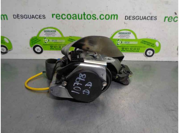 Recambio de cinturon seguridad delantero derecho para volkswagen touareg (7la) tdi r5 referencia OEM IAM 7L6857706DFKZ 5 PUERTA