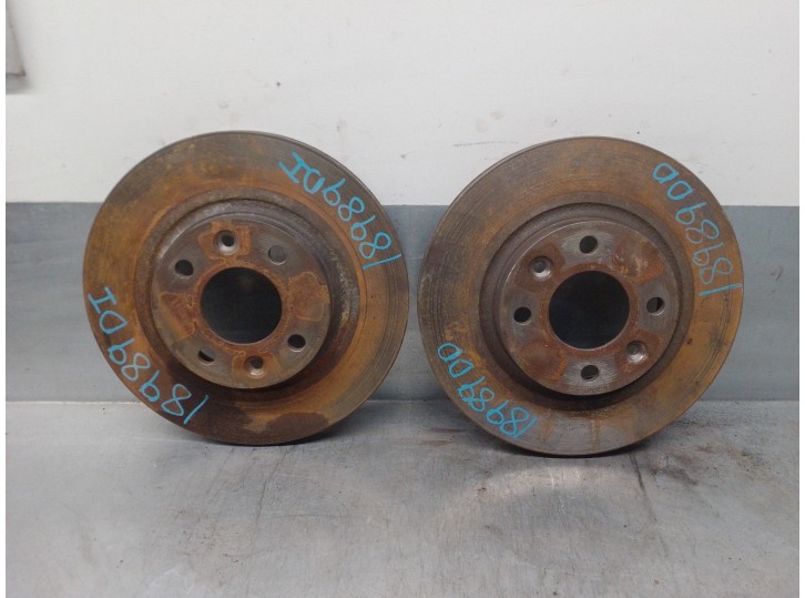 Recambio de disco freno delantero para smart forfour 1.0 cat referencia OEM IAM A4534200100  