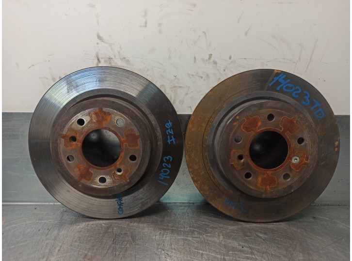 Recambio de disco freno trasero para renault kadjar 1.2 tce energy referencia OEM IAM 432068231R  