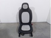 Recambio de asiento delantero derecho para smart forfour 1.0 cat referencia OEM IAM 4823833 TELA NEGRA Y GRIS 5 PUERTAS