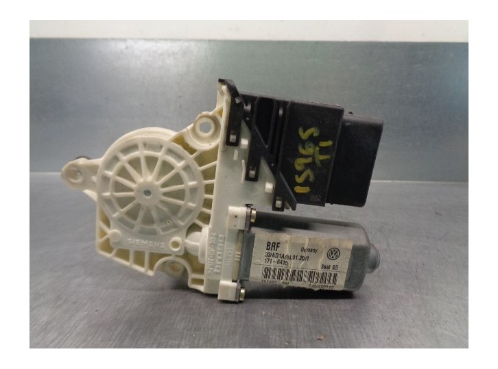 Recambio de motor elevalunas trasero izquierdo para seat leon (1m1) signo referencia OEM IAM 1J4959811C 18 PINES 5 PUERTAS