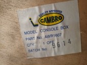 Recambio de apoyabrazos central para land rover defender (ld) 2.5 tdi referencia OEM IAM AWR1607 AWR1607 