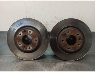 Recambio de disco freno delantero para renault kadjar 1.2 tce energy referencia OEM IAM   