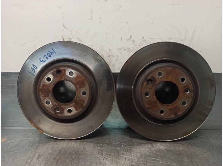 Recambio de disco freno delantero para renault kadjar 1.2 tce energy referencia OEM IAM 
