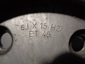 Recambio de llanta para audi a4 berlina (b5) 1.8 20v referencia OEM IAM 8D0601025D R156JX15H2ET45 