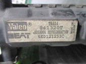 Recambio de radiador agua para seat ibiza (6k) 1.4 referencia OEM IAM 6K0121253C 841320T VALEO