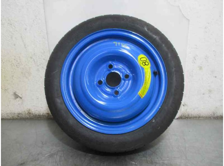 Replacement spare tyre for Daewoo Lanos 1.5 CAT OEM IAM reference 96456591 T12570R1493M HANKOOK