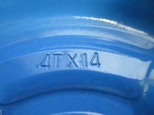 Replacement spare tire for Daewoo Lanos 1.5 CAT OEM IAM reference 96456591 T12570R1493M HANKOOK