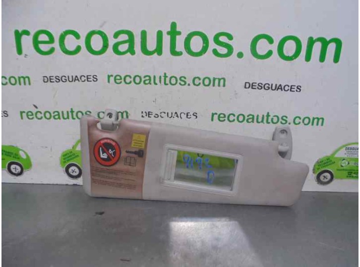 Recambio de parasol derecho para fiat idea (135) 1.4 referencia OEM IAM   