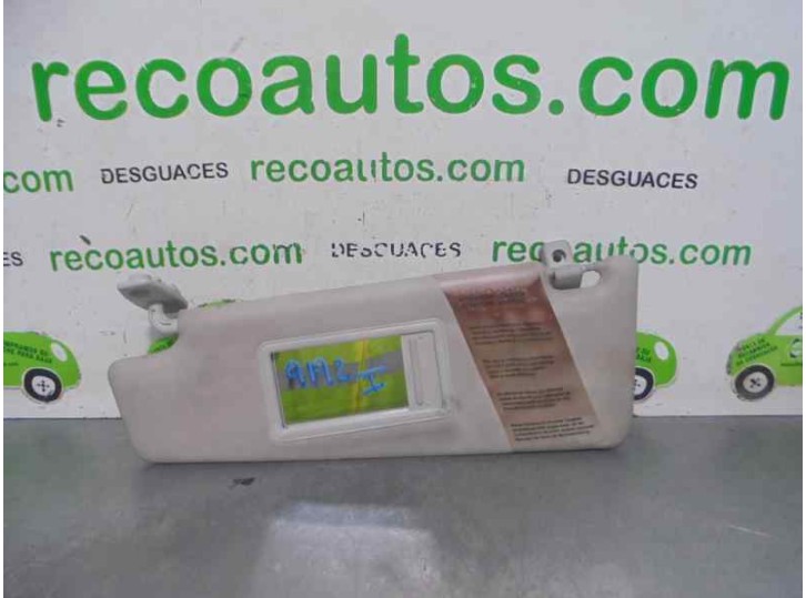Recambio de parasol izquierdo para fiat idea (135) 1.4 referencia OEM IAM   