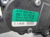 Recambio de potenciometro pedal para seat ibiza (6j5) 1.6 tdi referencia OEM IAM 6Q1721503M 6PV00849631 HELLA