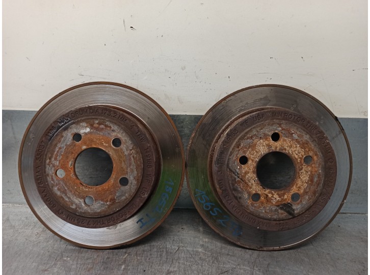 Recambio de disco freno trasero para chrysler sebring berlina (jr41) 2.0 le referencia OEM IAM 4764934AA 