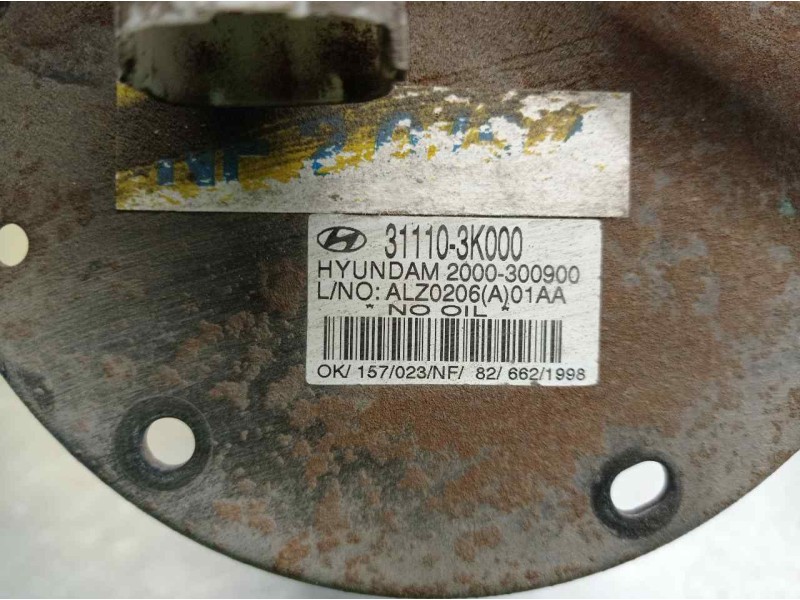 Recambio de aforador para hyundai sonata (nf) 2.4 style referencia OEM IAM 311103K000  