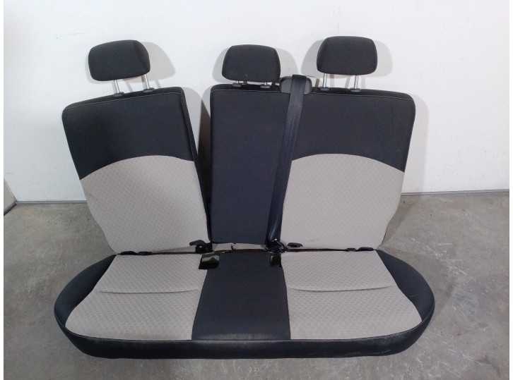Recambio de asientos traseros para mitsubishi space star (a00) 1.2 referencia OEM IAM 4824532 TELA NEGRA Y GRIS CLARO 5 PUERTAS