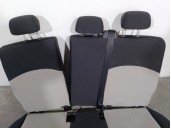 Recambio de asientos traseros para mitsubishi space star (a00) 1.2 referencia OEM IAM 4824532 TELA NEGRA Y GRIS CLARO 5 PUERTAS