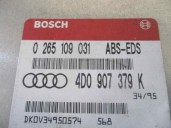 Recambio de centralita abs para audi a4 berlina (b5) 2.6 v6 cat (abc) referencia OEM IAM 4D0907379K 0265109031 BOSCH