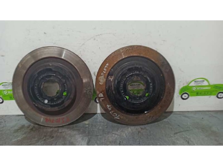 Recambio de disco freno trasero para toyota yaris 1.5 16v cat (híbrido) referencia OEM IAM 