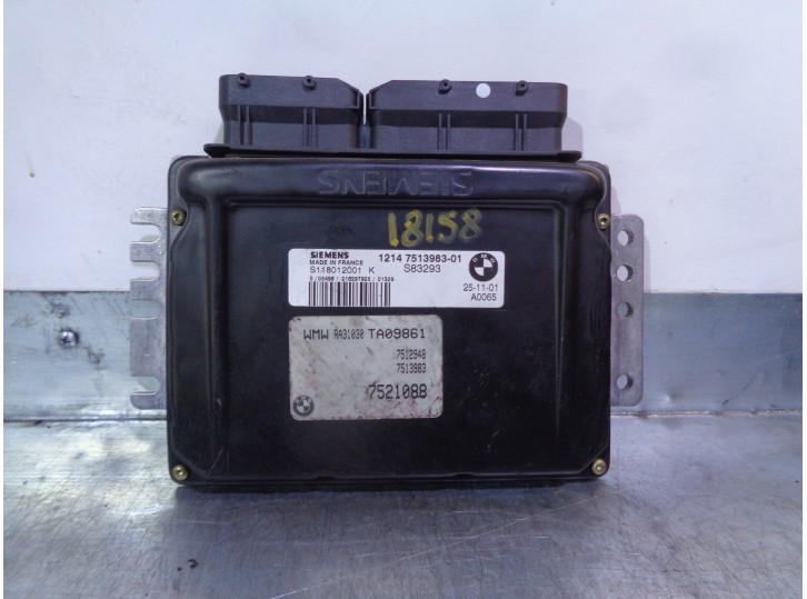 Replacement engine ECU for Mini R50, R53 16V cat OEM IAM reference 12147513983 S118012001K SIEMENS
