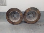Replacement rear brake disc for Hyundai Bayon OEM IAM reference 584110U300 