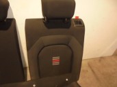 Recambio de asientos traseros para seat ibiza (kj1) fr referencia OEM IAM 4072547 TELA NEGRA Y GRIS 5 PUERTAS