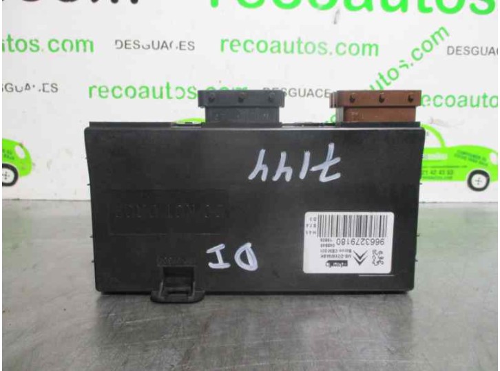 Recambio de centralita asientos para citroën c6 exclusive referencia OEM IAM 9663279180 MSD2X6MASK BITRON
