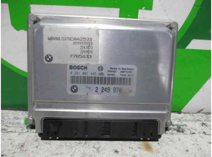 Recambio de centralita motor uce para bmw serie 3 berlina (e46) 2.0 16v diesel cat referencia OEM IAM 2249970 0281001445 BOSCH
