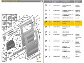 Recambio de molduras traseras para peugeot expert furgoneta (v_) 2.0 bluehdi 120 referencia OEM IAM 9808749077  