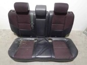 Recambio de asientos traseros para hyundai i30 style referencia OEM IAM CUERO NEGRO Y TELA ROJA 5 PUERTAS